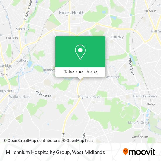 Millennium Hospitality Group map