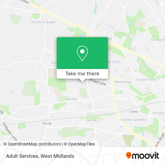 Adult Services map