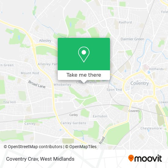 Coventry Crav map