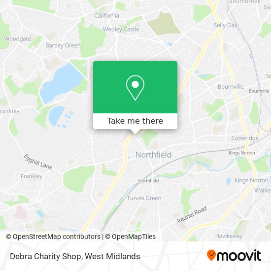 Debra Charity Shop map