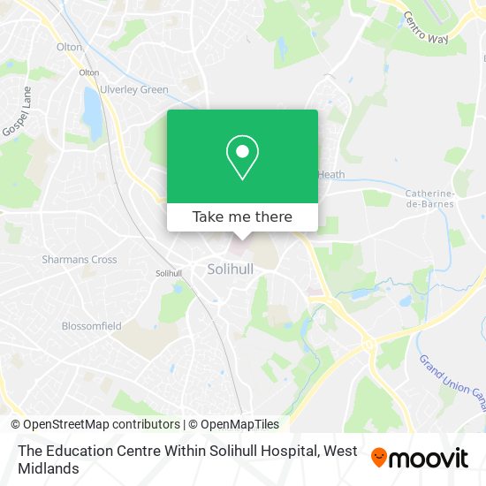 The Education Centre Within Solihull Hospital map