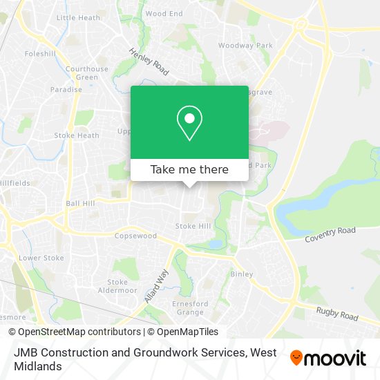JMB Construction and Groundwork Services map