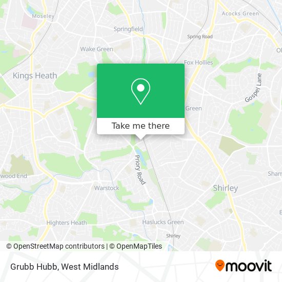 Grubb Hubb map