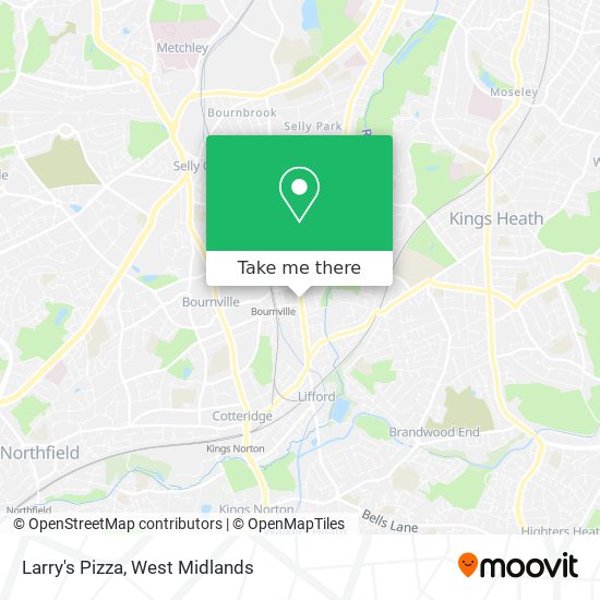 Larry's Pizza map