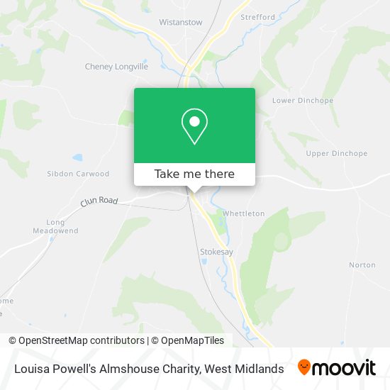 Louisa Powell's Almshouse Charity map