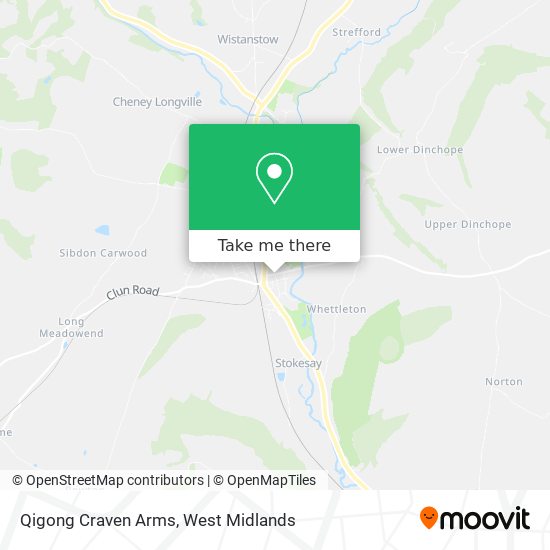 Qigong Craven Arms map