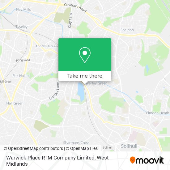 Warwick Place RTM Company Limited map