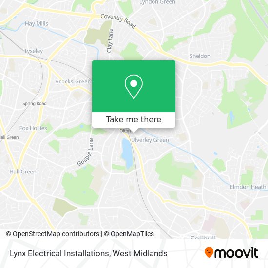 Lynx Electrical Installations map