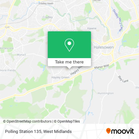 Polling Station 135 map