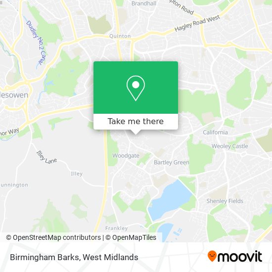 Birmingham Barks map