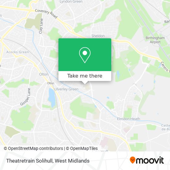 Theatretrain Solihull map