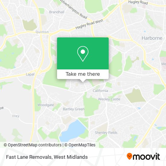 Fast Lane Removals map