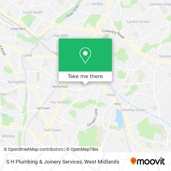 S H Plumbing & Joinery Services map