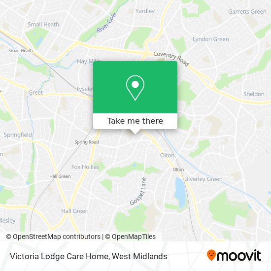 Victoria Lodge Care Home map