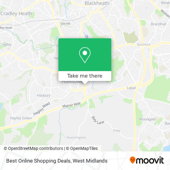 Best Online Shopping Deals map