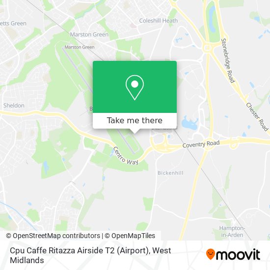 Cpu Caffe Ritazza Airside T2 (Airport) map
