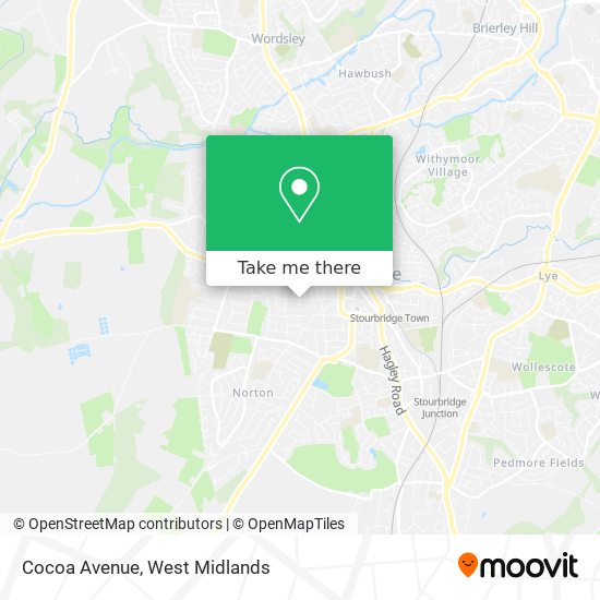Cocoa Avenue map