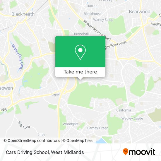 Cars Driving School map