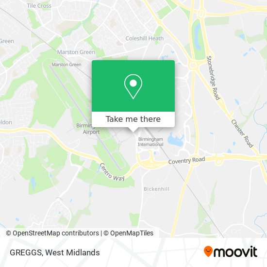 GREGGS map