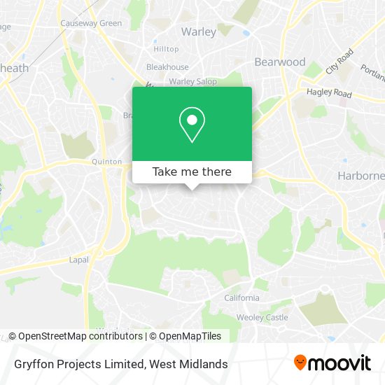 Gryffon Projects Limited map