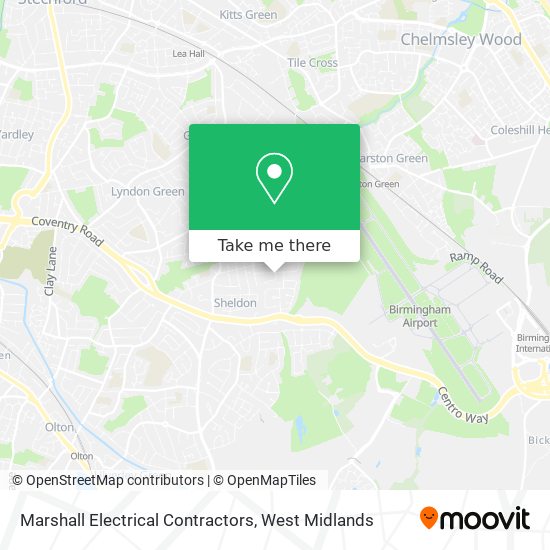 Marshall Electrical Contractors map