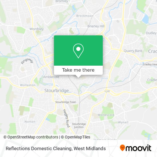 Reflections Domestic Cleaning map