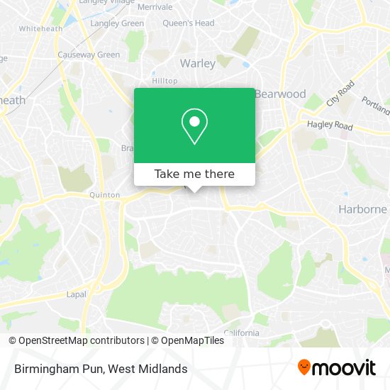 Birmingham Pun map