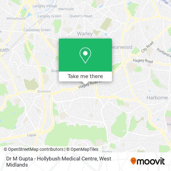 Dr M Gupta - Hollybush Medical Centre map