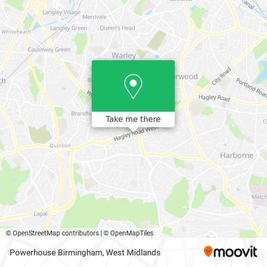 Powerhouse Birmingham map