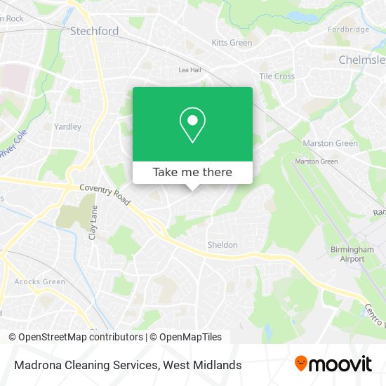 Madrona Cleaning Services map