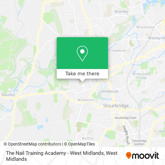 The Nail Training Academy - West Midlands map