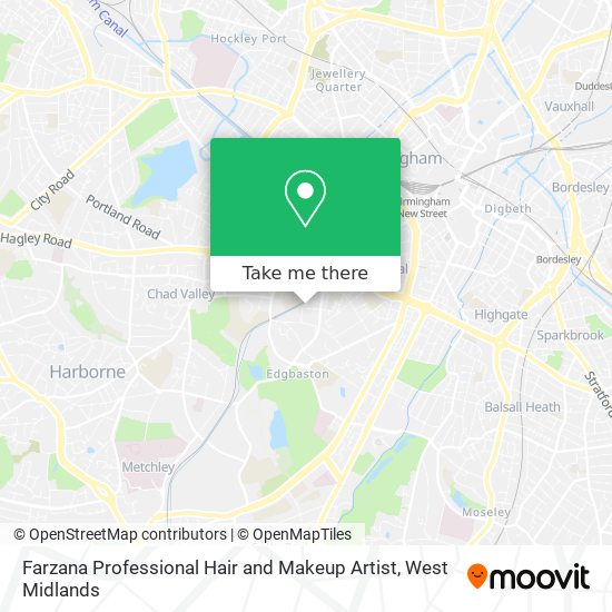 Farzana Professional Hair and Makeup Artist map