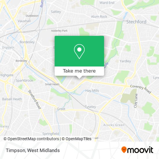 Timpson map