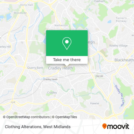 Clothing Alterations map