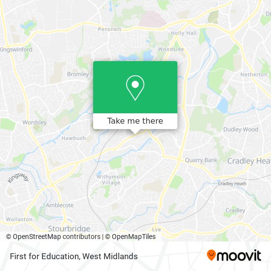 First for Education map