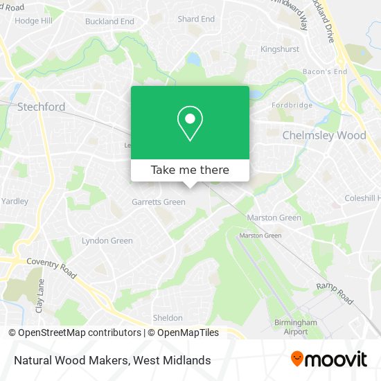 Natural Wood Makers map