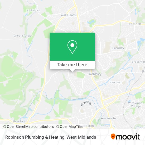 Robinson Plumbing & Heating map