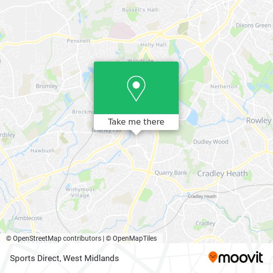 Sports Direct map