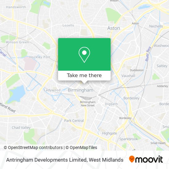 Antringham Developments Limited map