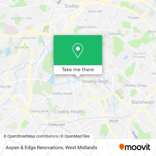 Aspen & Edge Renovations map