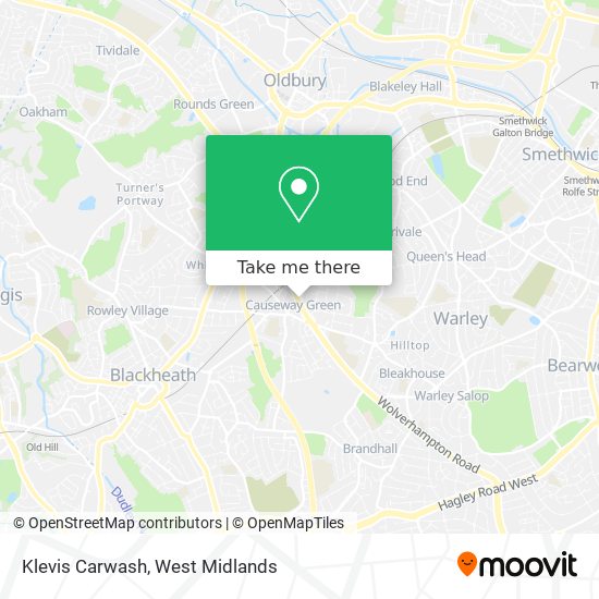 Klevis Carwash map