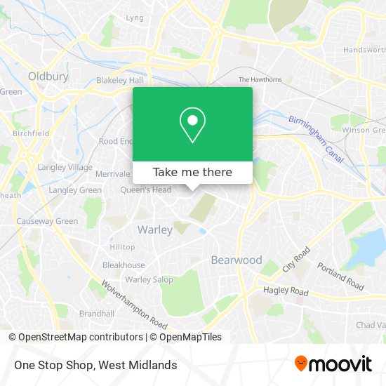 One Stop Shop map