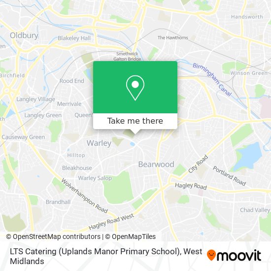 LTS Catering (Uplands Manor Primary School) map