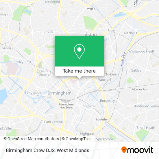 Birmingham Crew DJS map