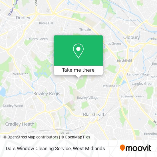 Dal's Window Cleaning Service map