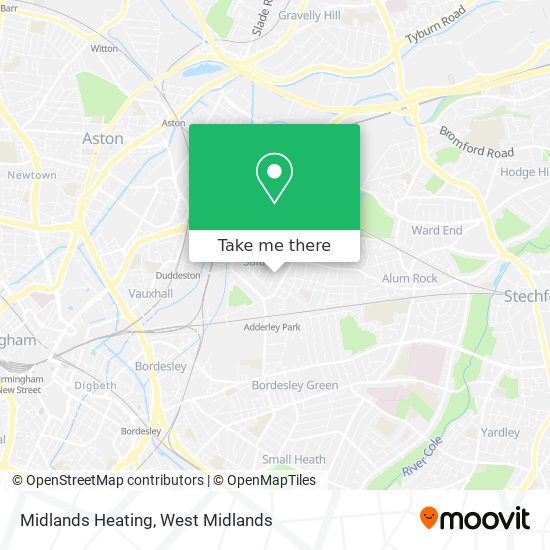 Midlands Heating map