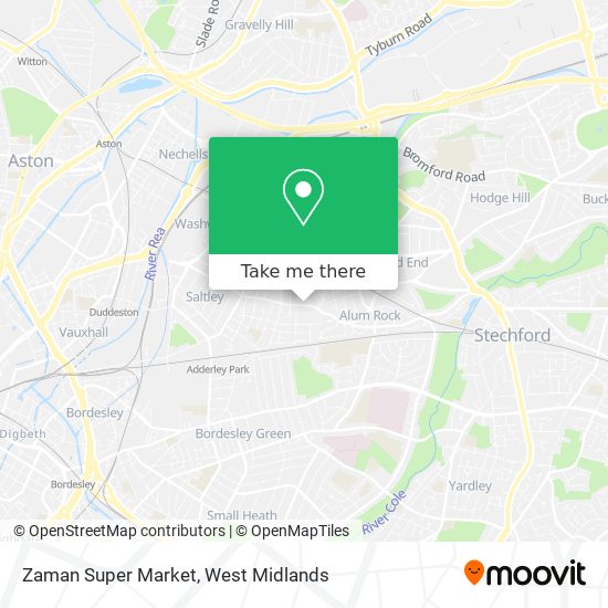 Zaman Super Market map