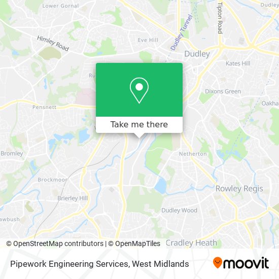 Pipework Engineering Services map