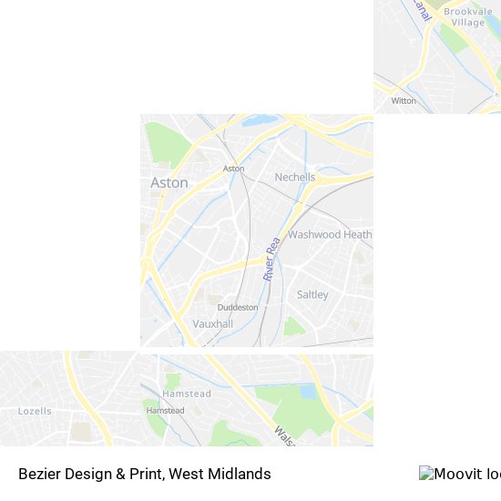 Bezier Design & Print map