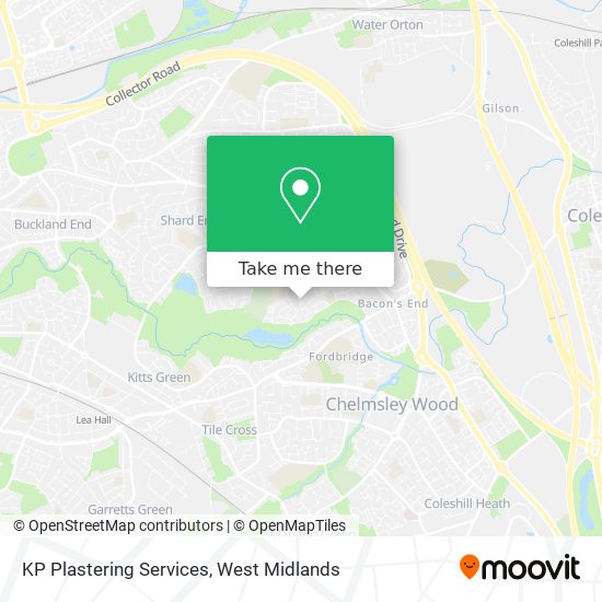 KP Plastering Services map
